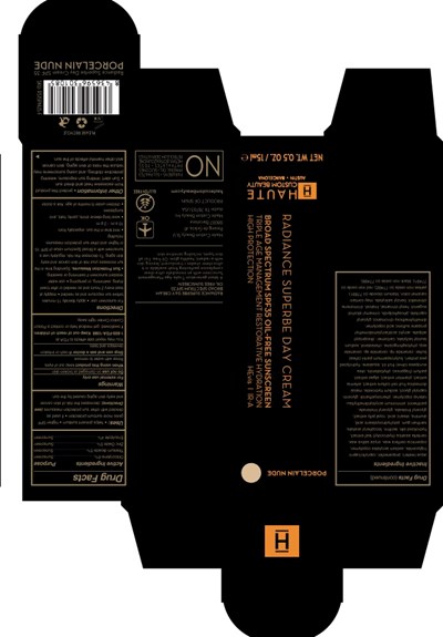 principal display panel box nude - RADIANCE SUPERBE DAY CREAM PORCELAIN NUDE